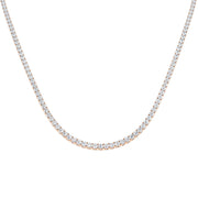Tennis Necklace Available in 2.5ct to 29ct in 10K/14K gold and platinum with certified lab-grown or natural diamonds