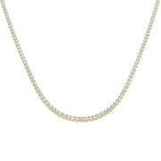 Tennis Necklace Available in 2.5ct to 29ct in 10K/14K gold and platinum with certified lab-grown or natural diamonds