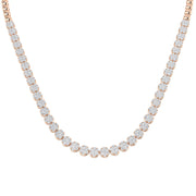 Cluster Diamond Necklace 5ct to 8ct Gold in 10K/14K gold and platinum with certified lab-grown or natural diamonds