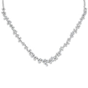 Diamond Necklace 7.5ct Gold & Platinum (Without Chain) in 10K/14K gold and platinum with certified lab-grown or natural diamonds
