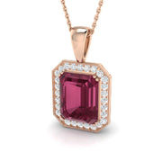 Diamond Pendant Necklace 6ct Gold (Without Chain) in 10K/14K gold and platinum with certified lab-grown or natural diamonds