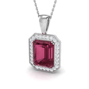 Diamond Pendant Necklace 6ct Gold (Without Chain) in 10K/14K gold and platinum with certified lab-grown or natural diamonds