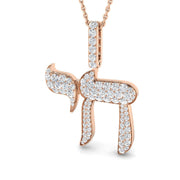 Diamond Religious Pendant Without Chain in 10K/14K gold and platinum with certified lab-grown or natural diamonds