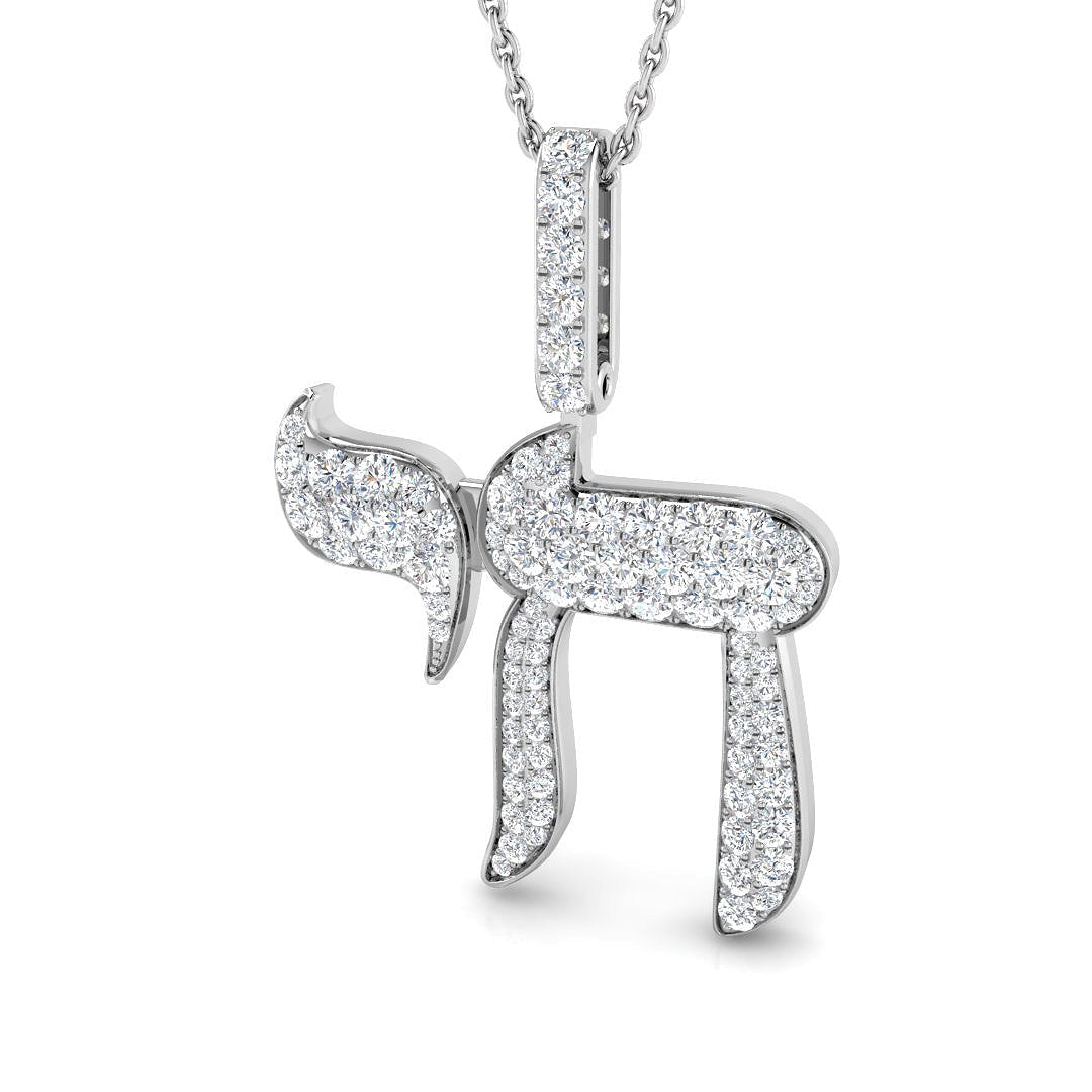 Diamond Religious Pendant Without Chain in 10K/14K gold and platinum with certified lab-grown or natural diamonds