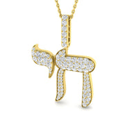 Diamond Religious Pendant Without Chain in 10K/14K gold and platinum with certified lab-grown or natural diamonds