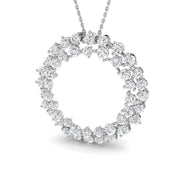 Circle of Life Diamond Pendant 3ct Gold (Without Chain) in 10K/14K gold and platinum with certified lab-grown or natural diamonds