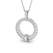 Carat Diamond Necklaces Circle of Life 0.5ct Gold (Without Chain ) in 10K/14K gold and platinum with certified lab-grown or natural diamonds