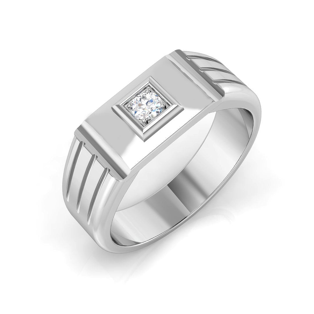 Men's Diamond Ring in 10K/14K gold and platinum with certified lab-grown or natural diamonds