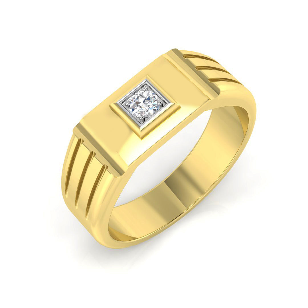 Men's Diamond Ring in 10K/14K gold and platinum with certified lab-grown or natural diamonds
