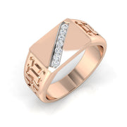 Men's Diamond Ring in 10K/14K gold and platinum with certified lab-grown or natural diamonds