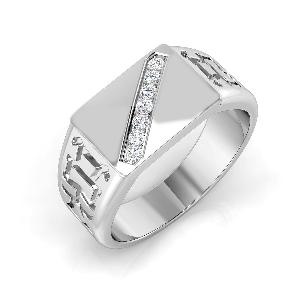 Men's Diamond Ring in 10K/14K gold and platinum with certified lab-grown or natural diamonds
