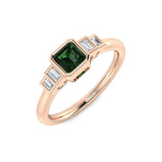 Diamond Aberdeeb Multi Sapphire Ring in 10K/14K gold and platinum with certified lab-grown or natural diamonds