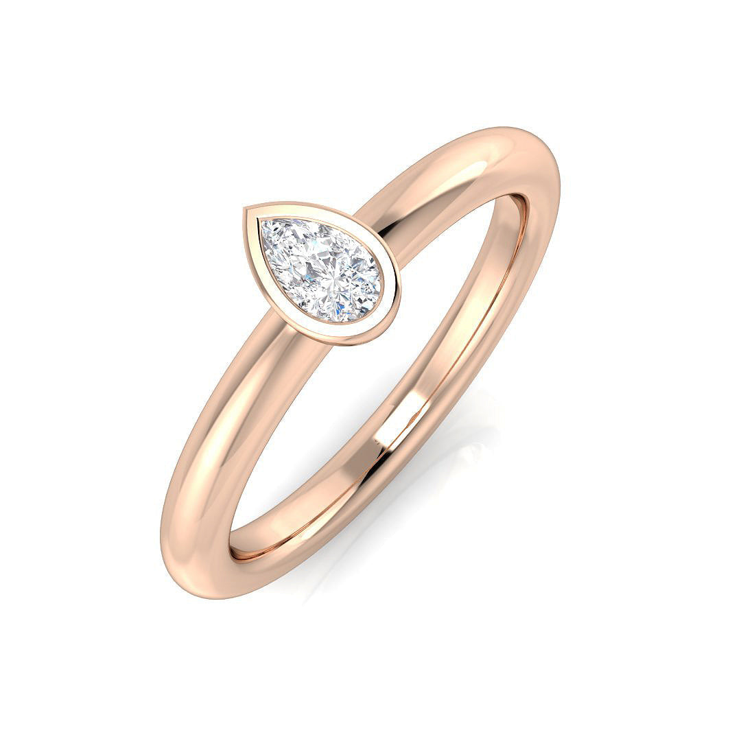Lab-Grown Diamond Engagement Ring in 10K/14K gold and platinum with certified lab-grown or natural diamonds