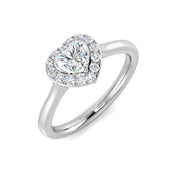 Diamond Norham Engagement Ring in 10K/14K gold and platinum with certified lab-grown or natural diamonds