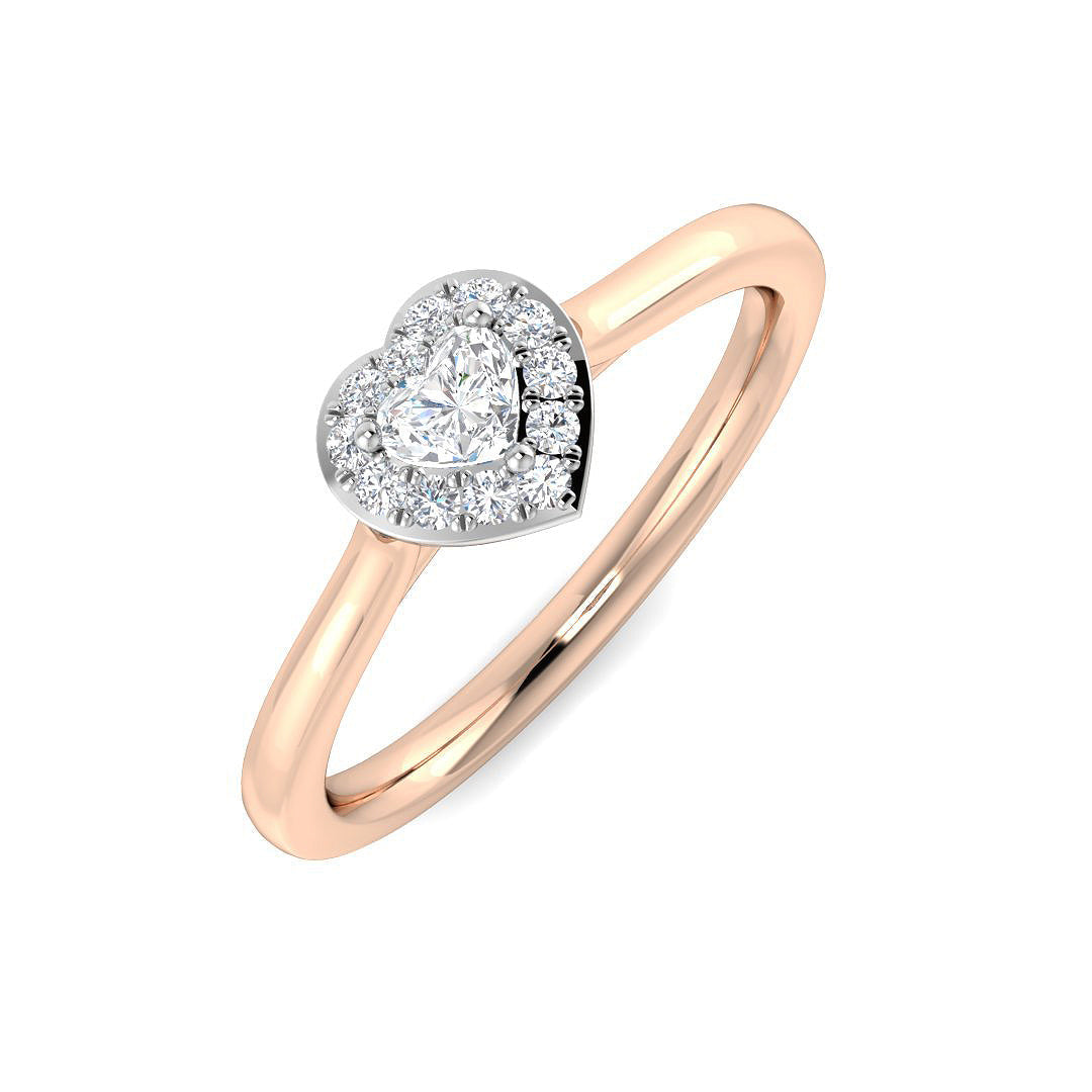 Diamond Norham Engagement Ring in 10K/14K gold and platinum with certified lab-grown or natural diamonds