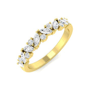 Diamond Fancy Ring in 10K/14K gold and platinum with certified lab-grown or natural diamonds