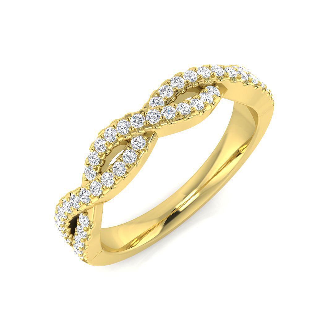 Lab-Grown Diamond Fancy Ring in 10K/14K gold and platinum with certified lab-grown or natural diamonds