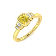 Diamond Craigmillar 5 Stone Ring in 10K/14K gold and platinum with certified lab-grown or natural diamonds