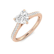 Diamond Thame Engagement Ring in 10K/14K gold and platinum with certified lab-grown or natural diamonds