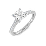 Diamond Lydford Engagement Ring in 10K/14K gold and platinum with certified lab-grown or natural diamonds