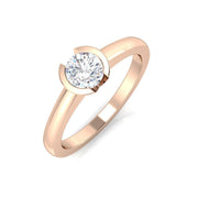Diamond Engagement Ring in 10K/14K gold and platinum with certified lab-grown or natural diamonds