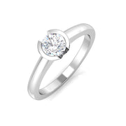 Diamond Engagement Ring in 10K/14K gold and platinum with certified lab-grown or natural diamonds