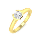 Diamond Engagement Ring in 10K/14K gold and platinum with certified lab-grown or natural diamonds