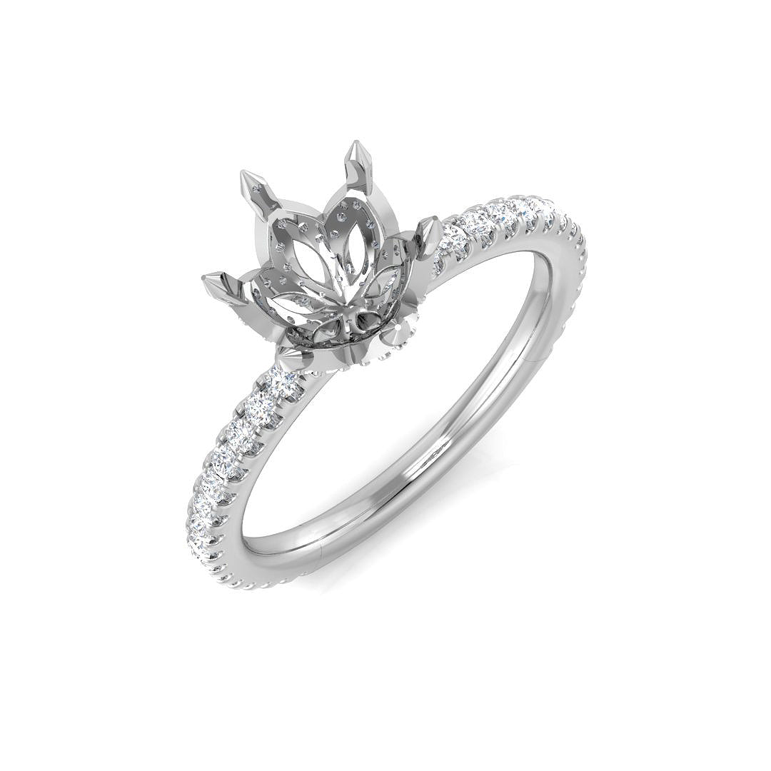 Diamond bumfriek Ring in 10K/14K gold and platinum with certified lab-grown or natural diamonds