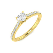 Diamond Thame Engagement Ring in 10K/14K gold and platinum with certified lab-grown or natural diamonds