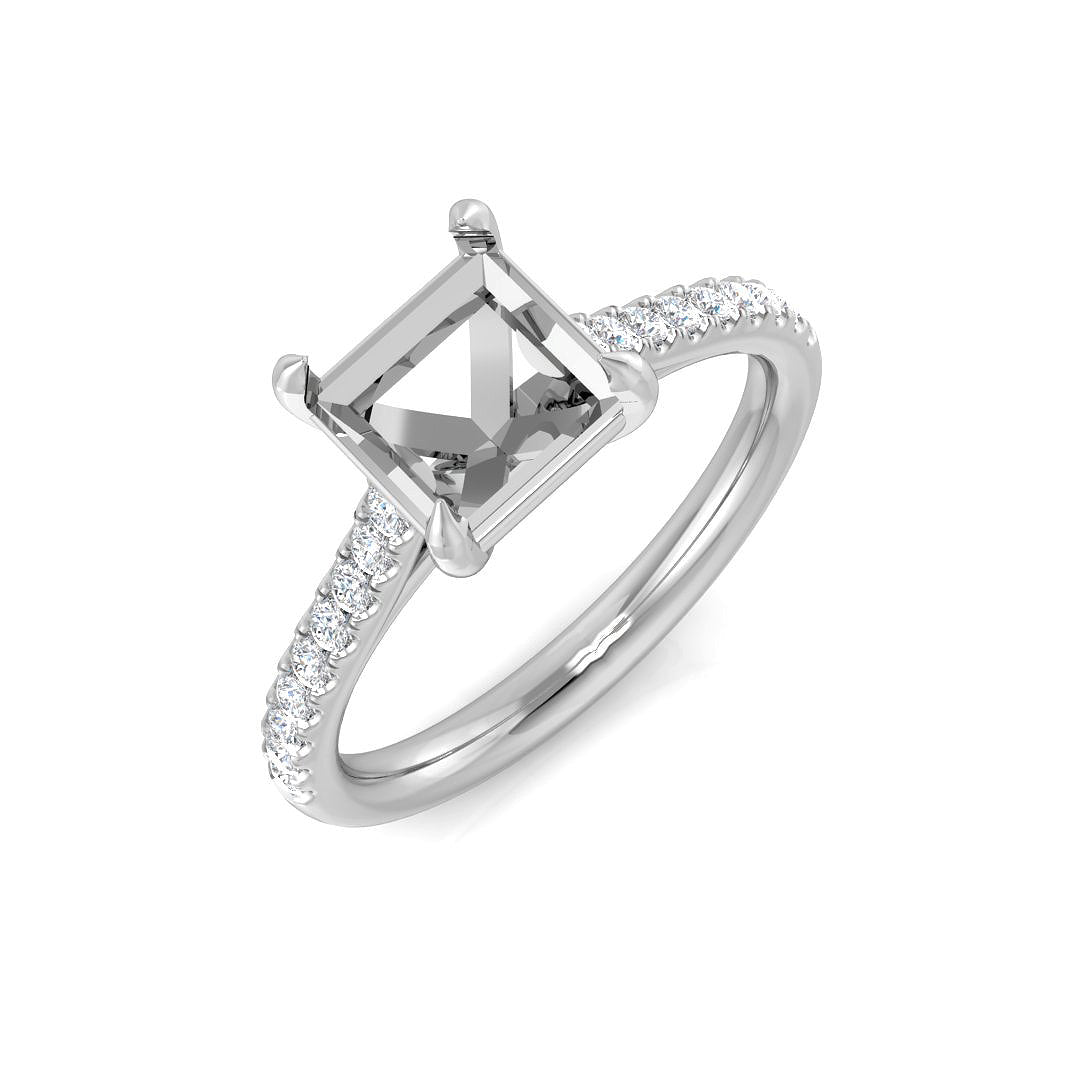 Diamond Chatkworth Ring in 10K/14K gold and platinum with certified lab-grown or natural diamonds