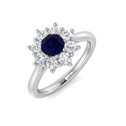 Diamond Halifax Diana Ring in 10K/14K gold and platinum with certified lab-grown or natural diamonds