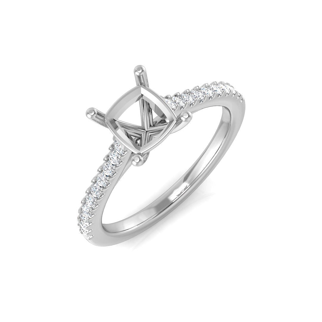 Diamond Hosyroob Ring in 10K/14K gold and platinum with certified lab-grown or natural diamonds