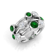 Diamond Kebkibgtob Ring in 10K/14K gold and platinum with certified lab-grown or natural diamonds