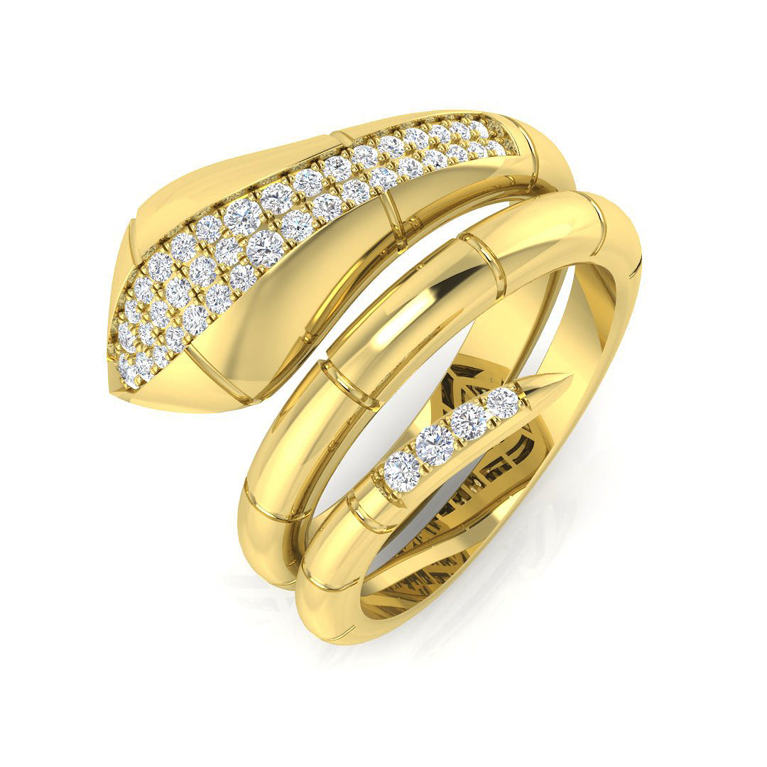 Lab-Grown Diamond Fancy Ring in 10K/14K gold and platinum with certified lab-grown or natural diamonds