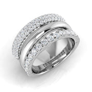 Lab-Grown & Natural Diamond Statement Ring in 10K/14K gold and platinum with certified lab-grown or natural diamonds