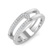 Luxury Lab-Grown & Natural Diamond Fancy Ring in 10K/14K gold and platinum with certified lab-grown or natural diamonds