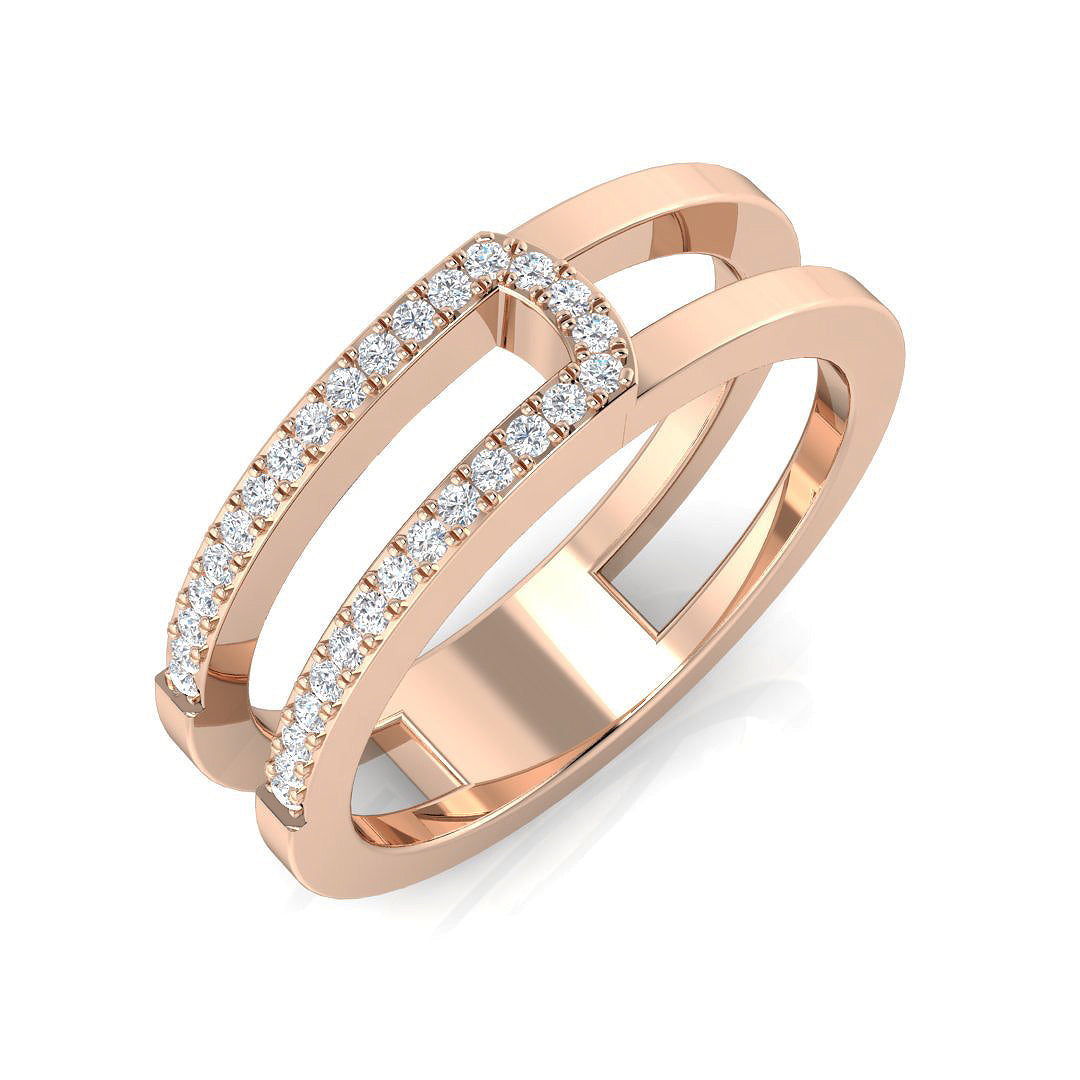 Lab-Grown Diamond Fancy Ring in 10K/14K gold and platinum with certified lab-grown or natural diamonds