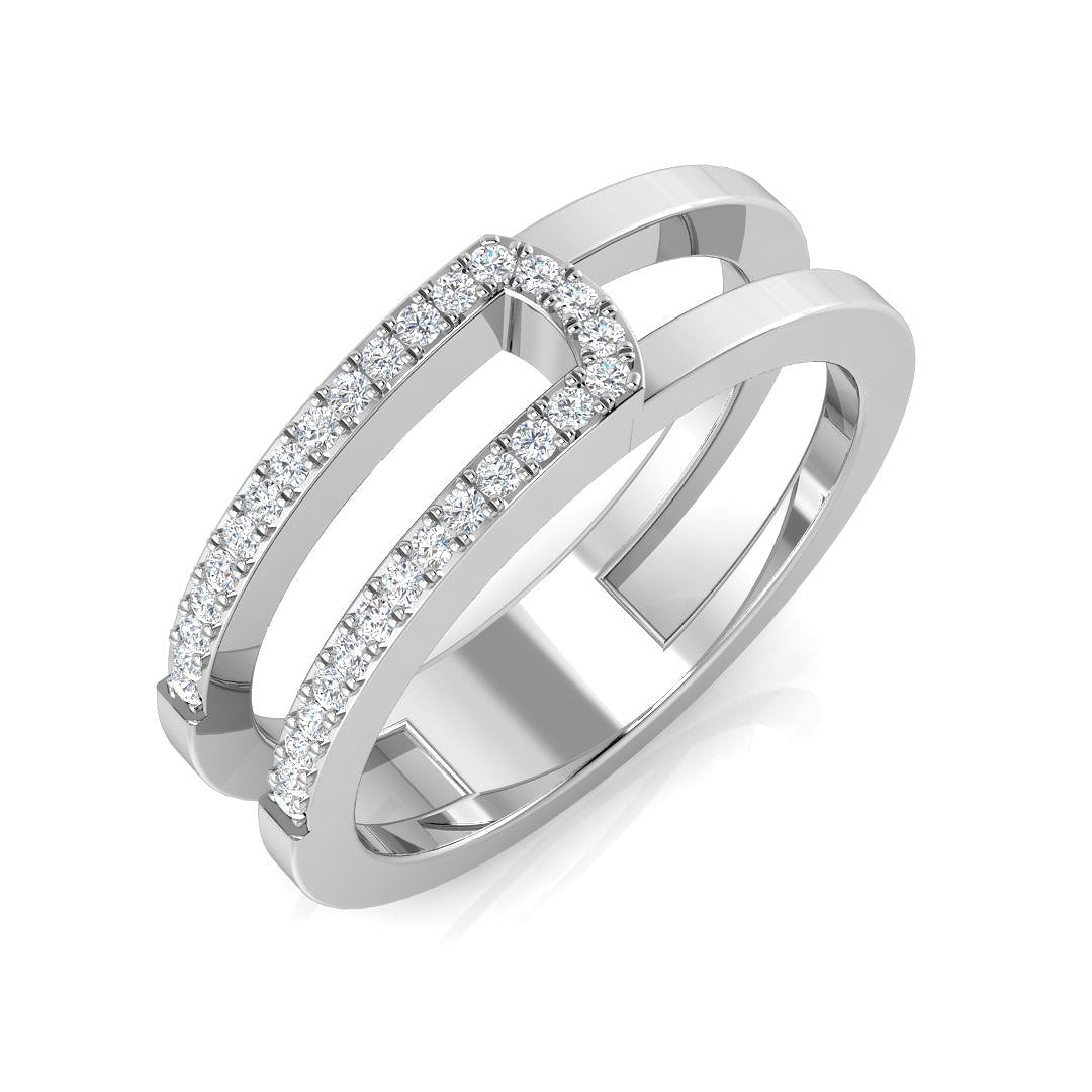 Lab-Grown Diamond Fancy Ring in 10K/14K gold and platinum with certified lab-grown or natural diamonds