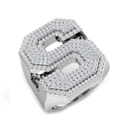 Exclusive Diamond S Initial Ring in 10K/14K gold and platinum with certified lab-grown or natural diamonds
