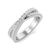 Diamond Fancy Ring in 10K/14K gold and platinum with certified lab-grown or natural diamonds