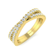 Diamond Fancy Ring in 10K/14K gold and platinum with certified lab-grown or natural diamonds
