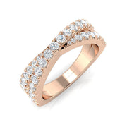 Diamond Fancy Ring in 10K/14K gold and platinum with certified lab-grown or natural diamonds