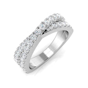 Diamond Fancy Ring in 10K/14K gold and platinum with certified lab-grown or natural diamonds