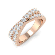 Diamond Fancy Ring in 10K/14K gold and platinum with certified lab-grown or natural diamonds