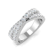 Diamond Fancy Ring in 10K/14K gold and platinum with certified lab-grown or natural diamonds