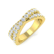 Diamond Fancy Ring in 10K/14K gold and platinum with certified lab-grown or natural diamonds