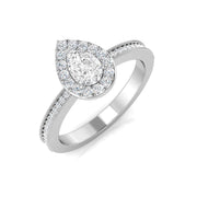 Diamond ktafford Engagement Ring in 10K/14K gold and platinum with certified lab-grown or natural diamonds