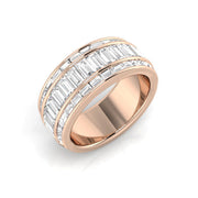 2.0Ct Baguette Diamond Eterrnity Ring in 10K/14K gold and platinum with certified lab-grown or natural diamonds