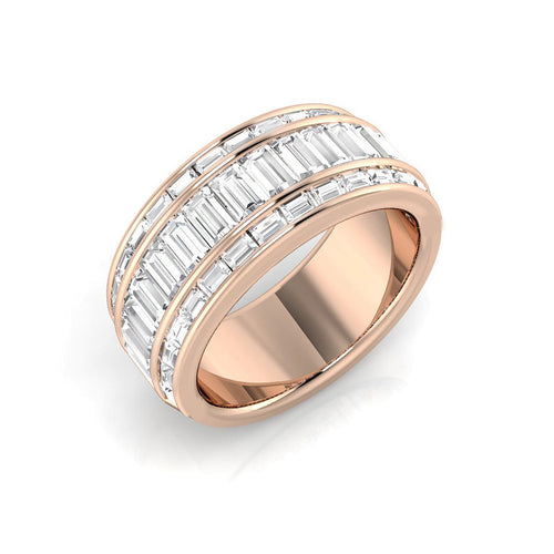 2.0Ct Baguette Diamond Eterrnity Ring in 10K/14K gold and platinum with certified lab-grown or natural diamonds