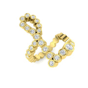 Luxury Diamond Fancy Ring in 10K/14K gold and platinum with certified lab-grown or natural diamonds